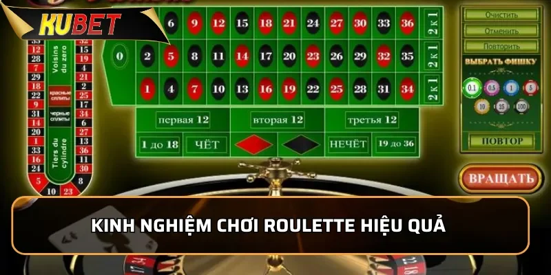 Roulette Kubet - Cách Chơi Đơn Giản Chiến Thắng Dễ Dàng Kinh nghiệm chơi Roulette hiệu quả từ cao thủ tại Kubet